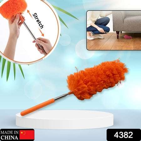 Adjustable Long Handle Microfiber Duster For Cleaning Microfiber Hand Duster Washable Microfiber Cleaning Tool Extendable Dusters For Cleaning Office Car Computer Air Condition Washable Duster - LootFaat
