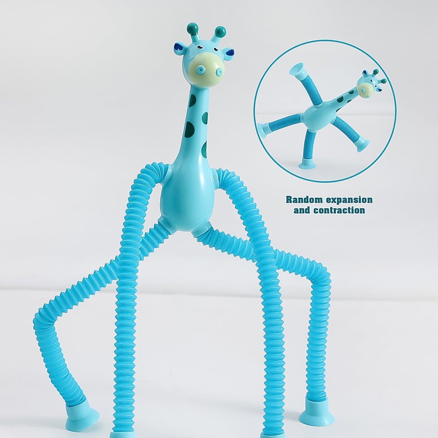 Led Giraffe Telescopic Suction Cup Toys (1 Pc) - LootFaat