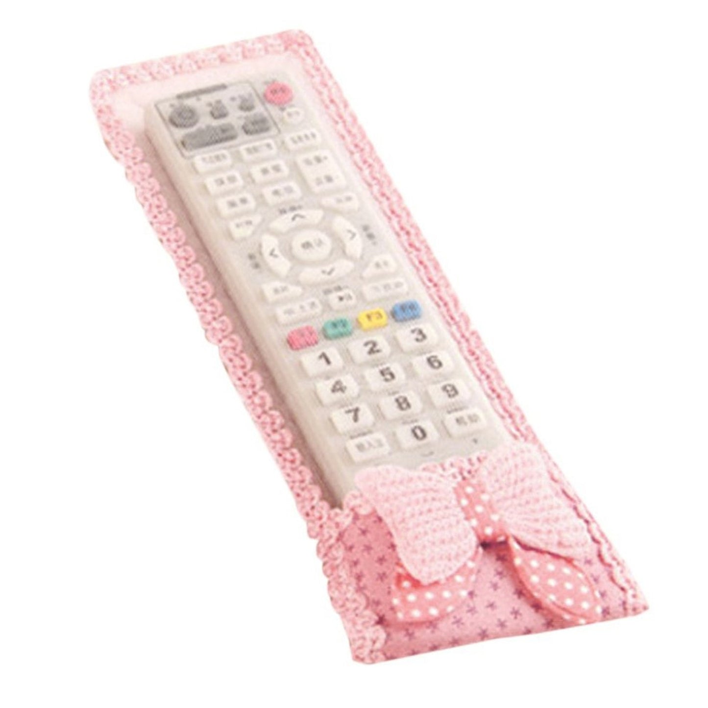 3pc Remote Cover With Bow Knot For Tv Air Conditioner D2h Dth Remote Control Dust Cover - LootFaat