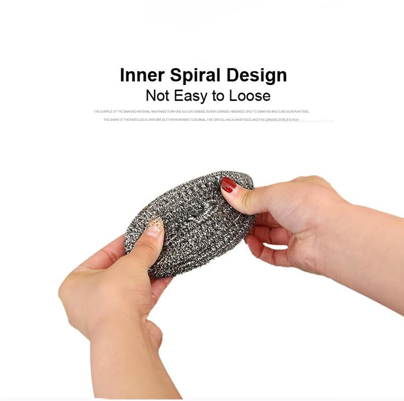 Round Shape Stainless Steel Ball Scrubber - LootFaat