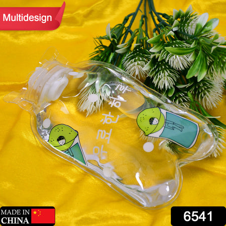 Transparent Multi Design Small Hot Water Bag With Cover For Pain Relief Neck Shoulder Pain And Hand Feet Warmer Menstrual Cramps. - LootFaat