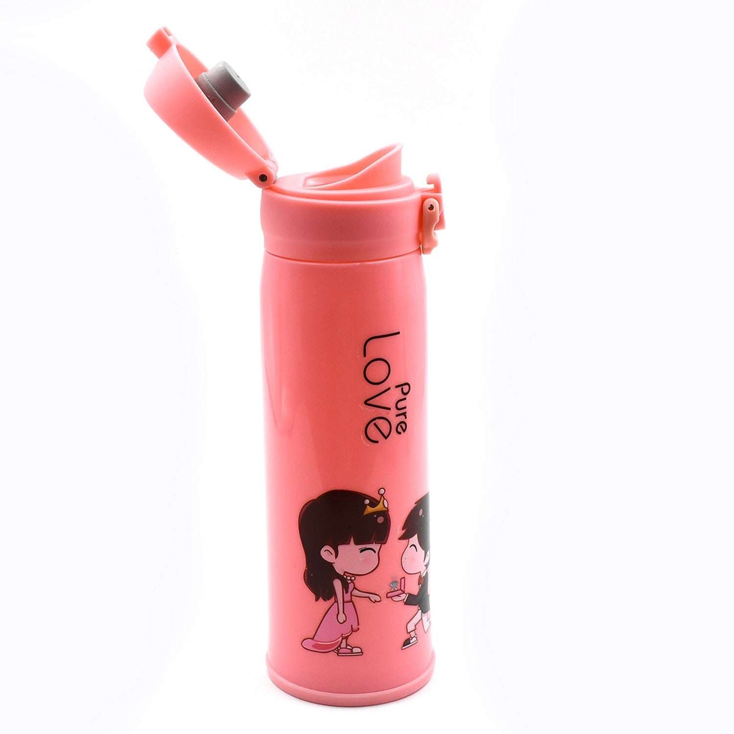 Pure Love Outdoor Sport Water Bottle 500ml Leak Proof Bpa-free For Travel Cold And Hot Water Glass Water Bottle With Daily Water Intake For Gym And Children Fridge For Home Office School (Moq - 80 Pc) - LootFaat
