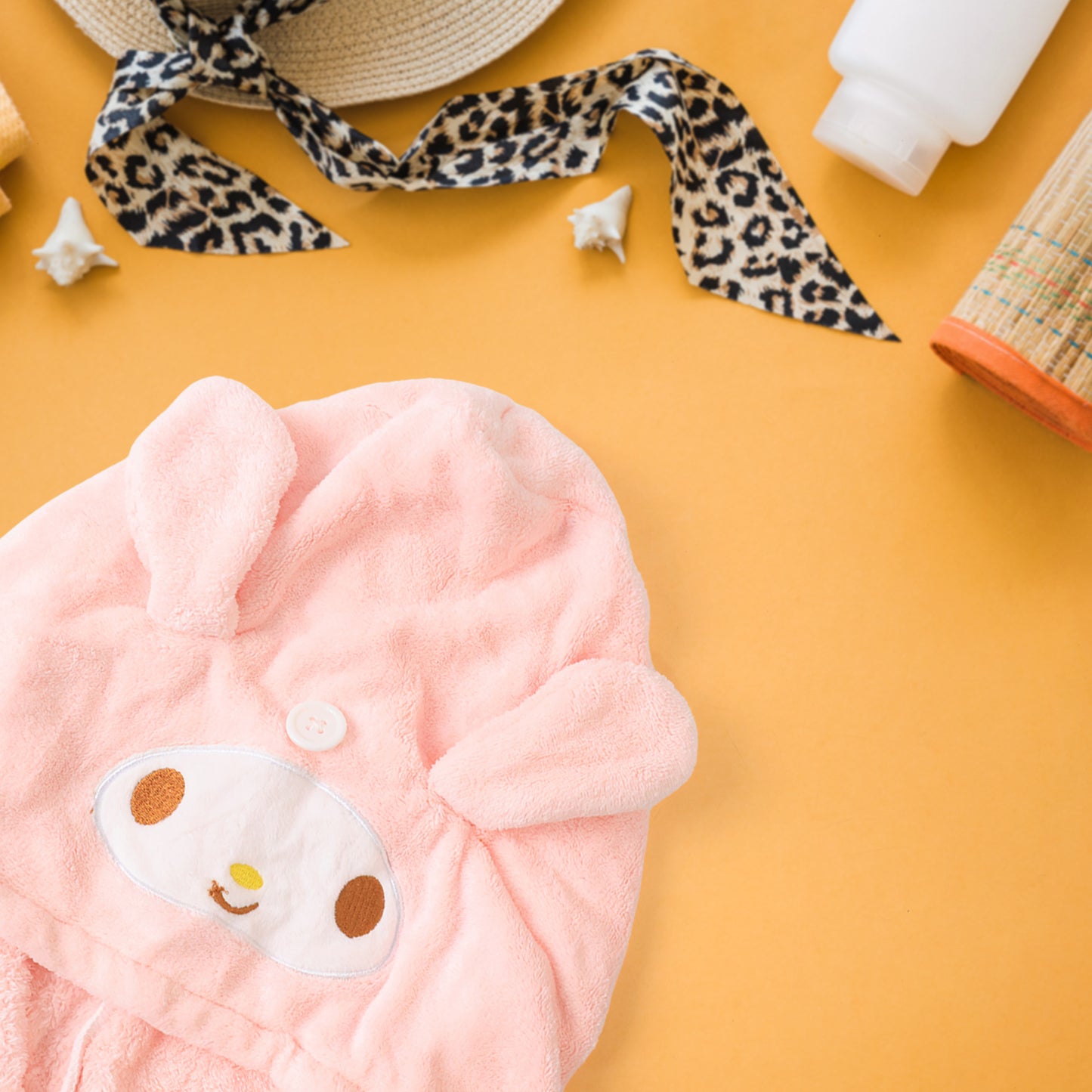 Cute Animal Microfiber Hair Drying Towel Wrap