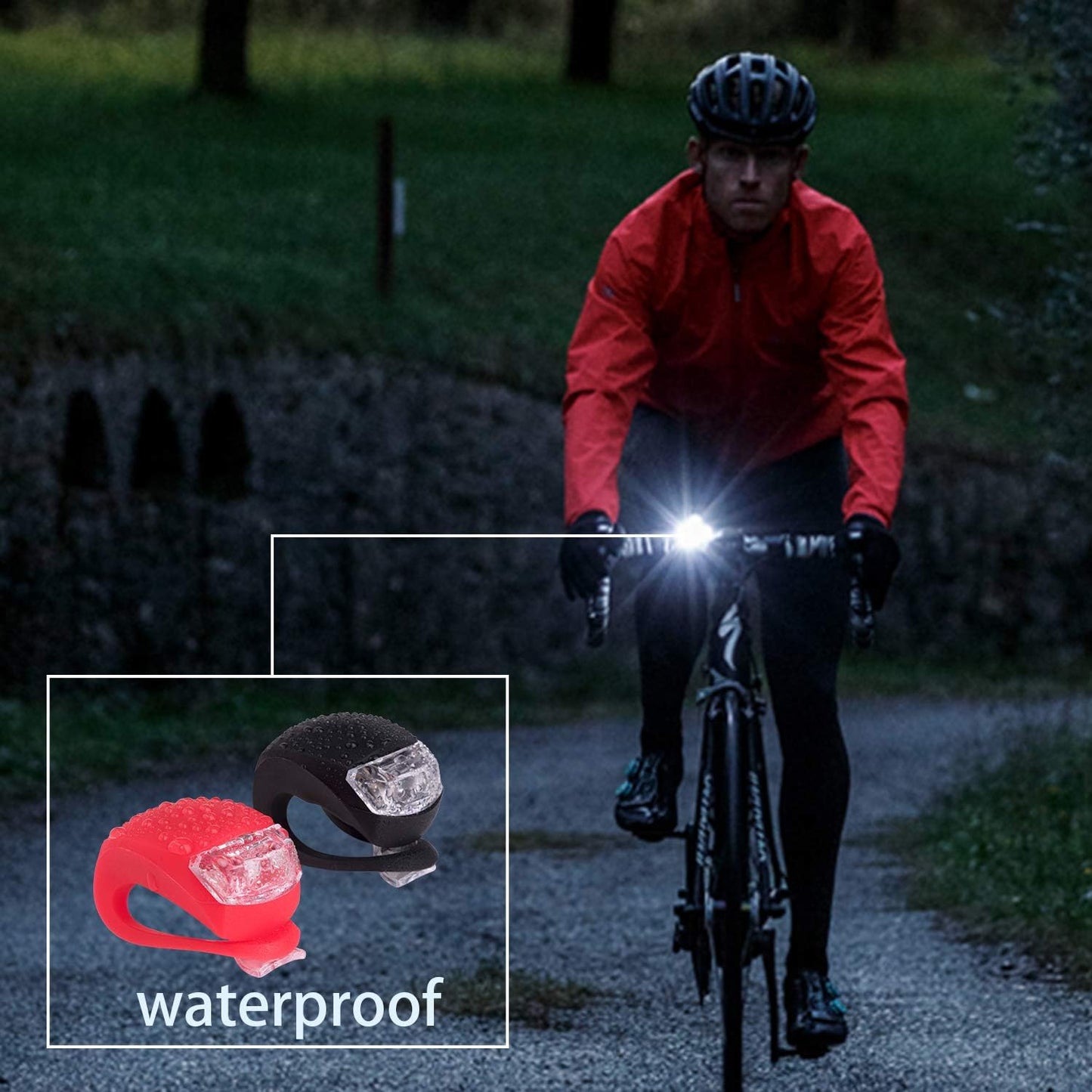 Silicone Led Bike Light Set (2 Pcs Set) - LootFaat