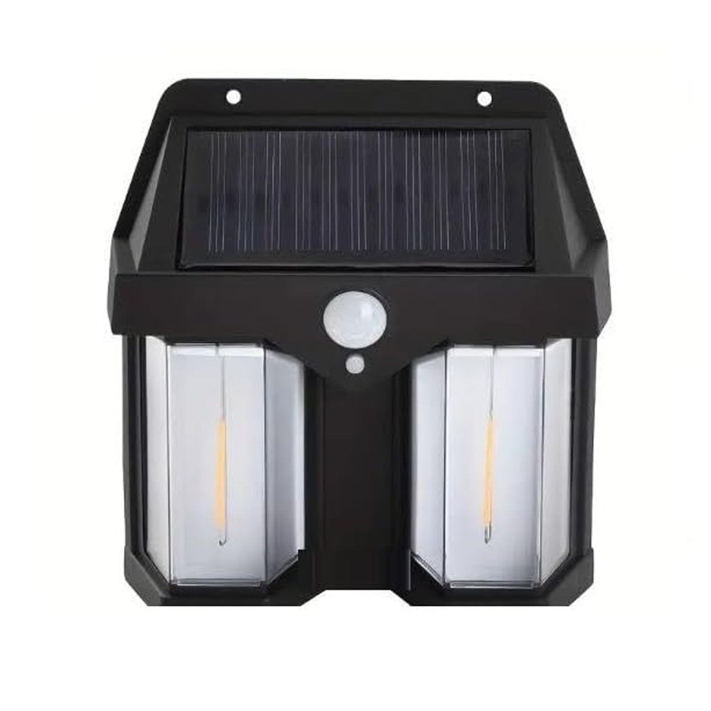 Outdoor Solar Wall Lamp Outdoor Waterproof High Quality Lamp Induction Garden Lamp Garden Villa Night Lamp Double Lamp Light (1 Pc) - LootFaat
