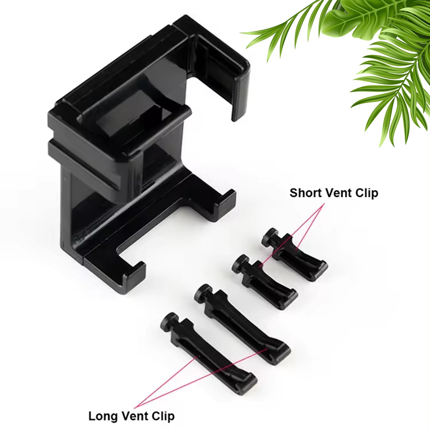Smart phone Car Phone Holder Car Air Conditioning Vent Phone Holder Holder Stand For Mobile Phone Cellphone Gps Dashboard Bracket For Car (1 Pc) - LootFaat