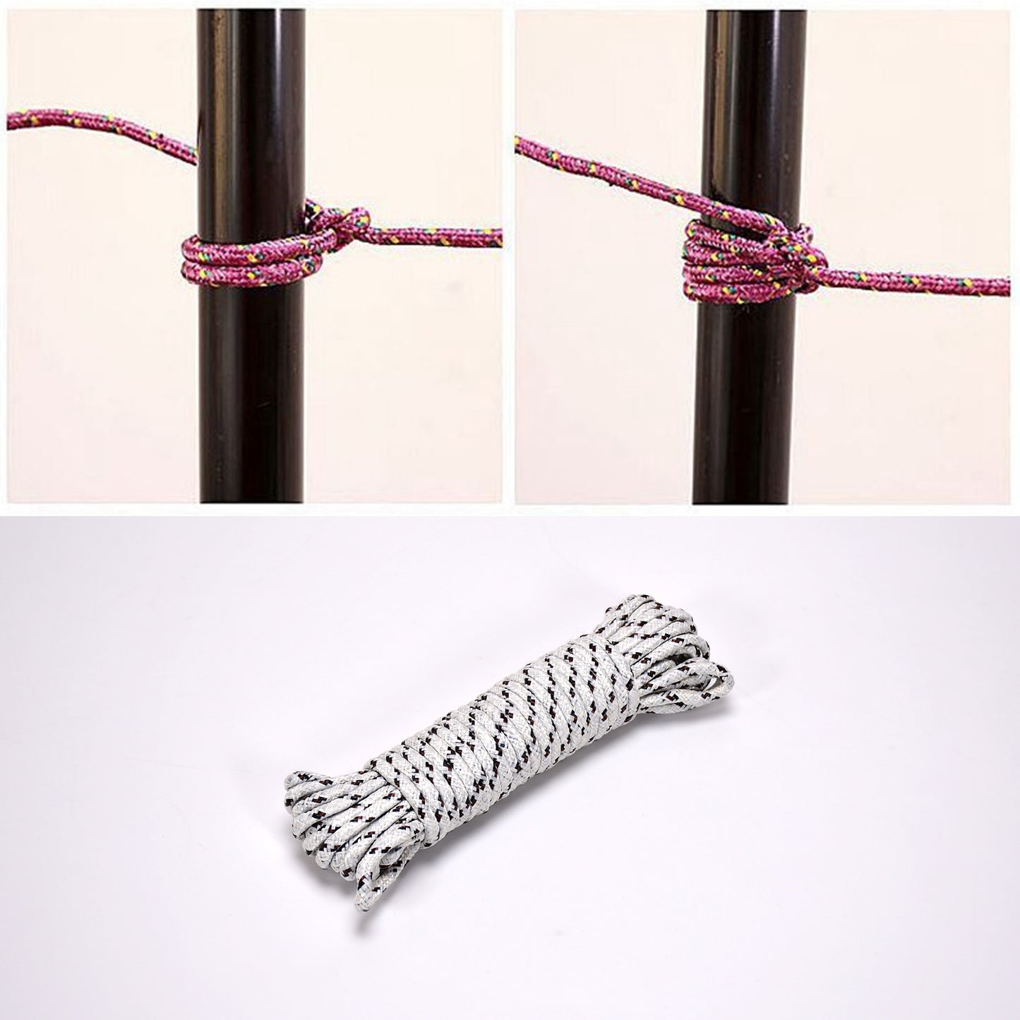 10 Meter Heavy Duty Laundry Drying Clothesline Rope Portable Travel Nylon Cord Sturdy Clothes Line For Outdoor Camping Indoor Crafting Art Projects - LootFaat