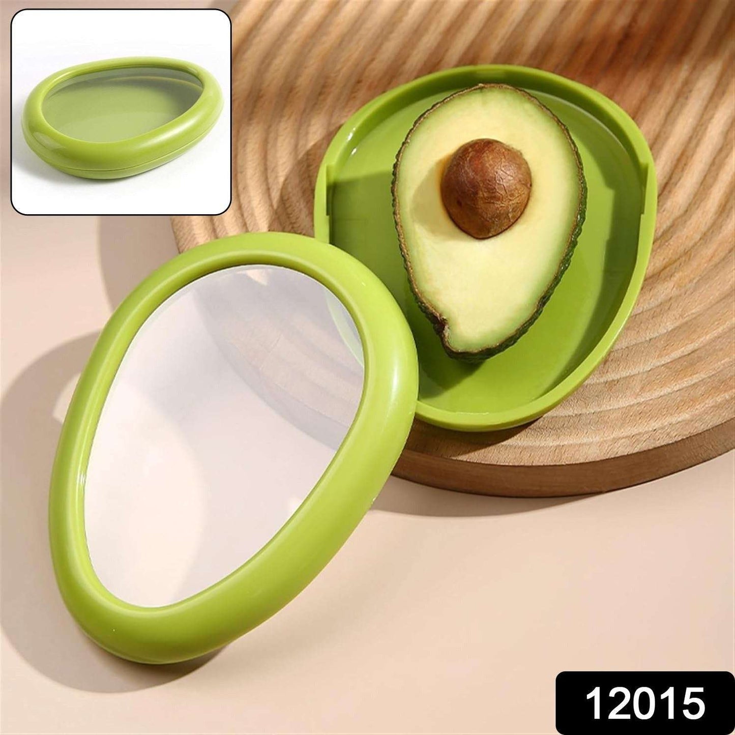 Green Oval Shape Vegetable Container Premium Fruits Saver Keeper (1 Pc) - LootFaat