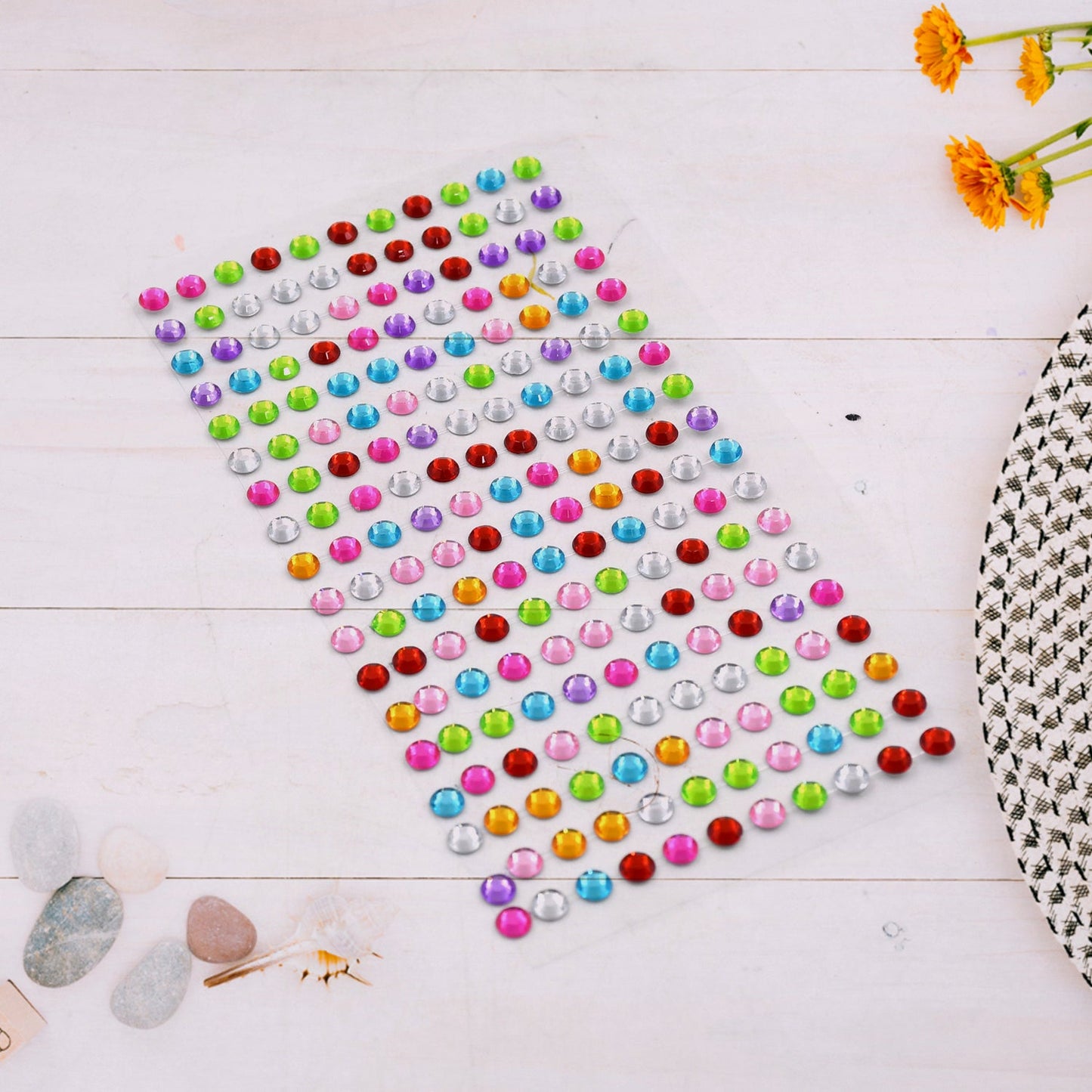 Self Adhesive Crystal Stickers for Art, Craft, Jewelry, Phone & School Projects