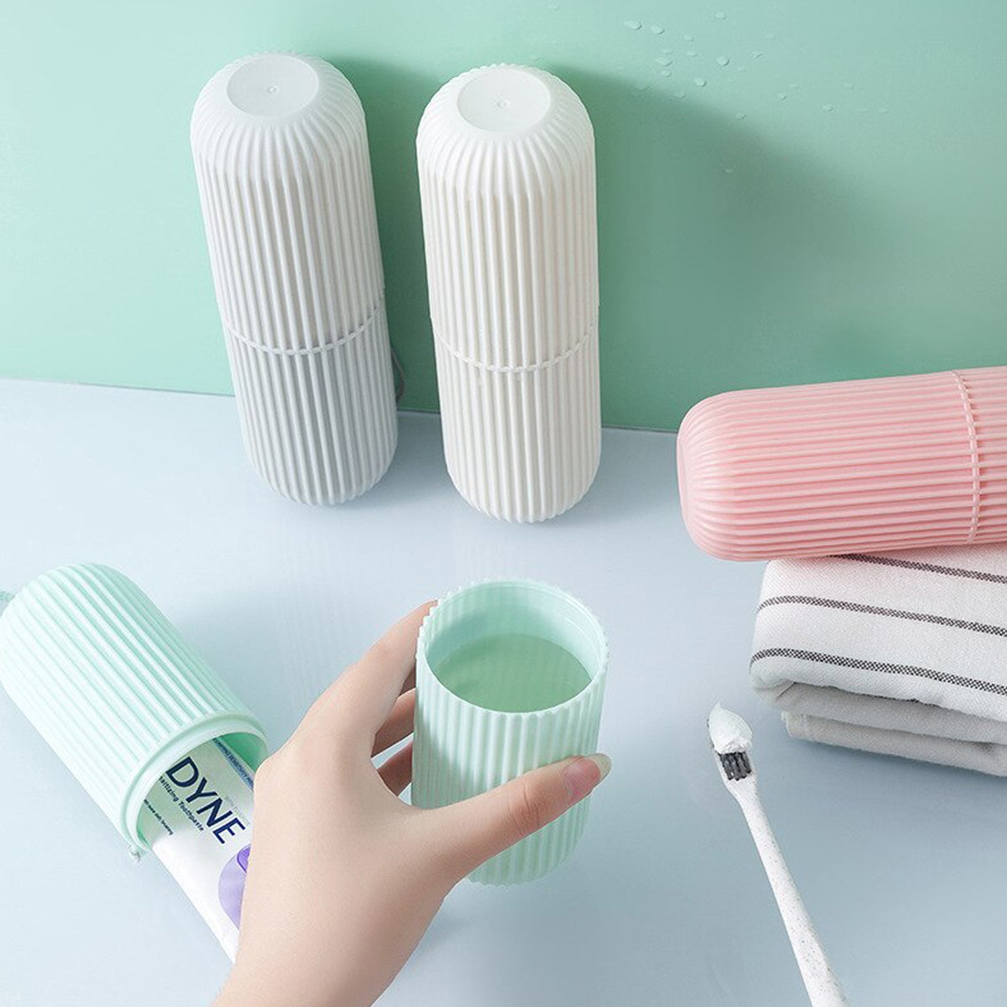 Multipurpose Capsule Shape Portable Travel Storage Bottle - LootFaat
