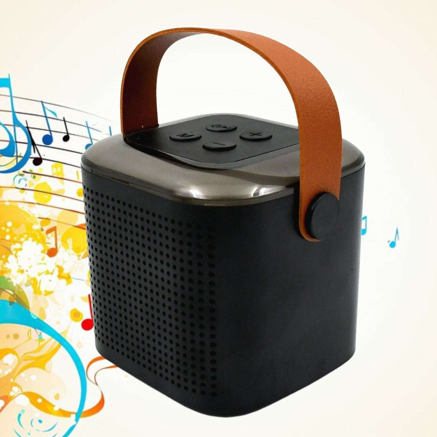 Portable Karaoke Machine with Wireless Microphone & RGB Lights