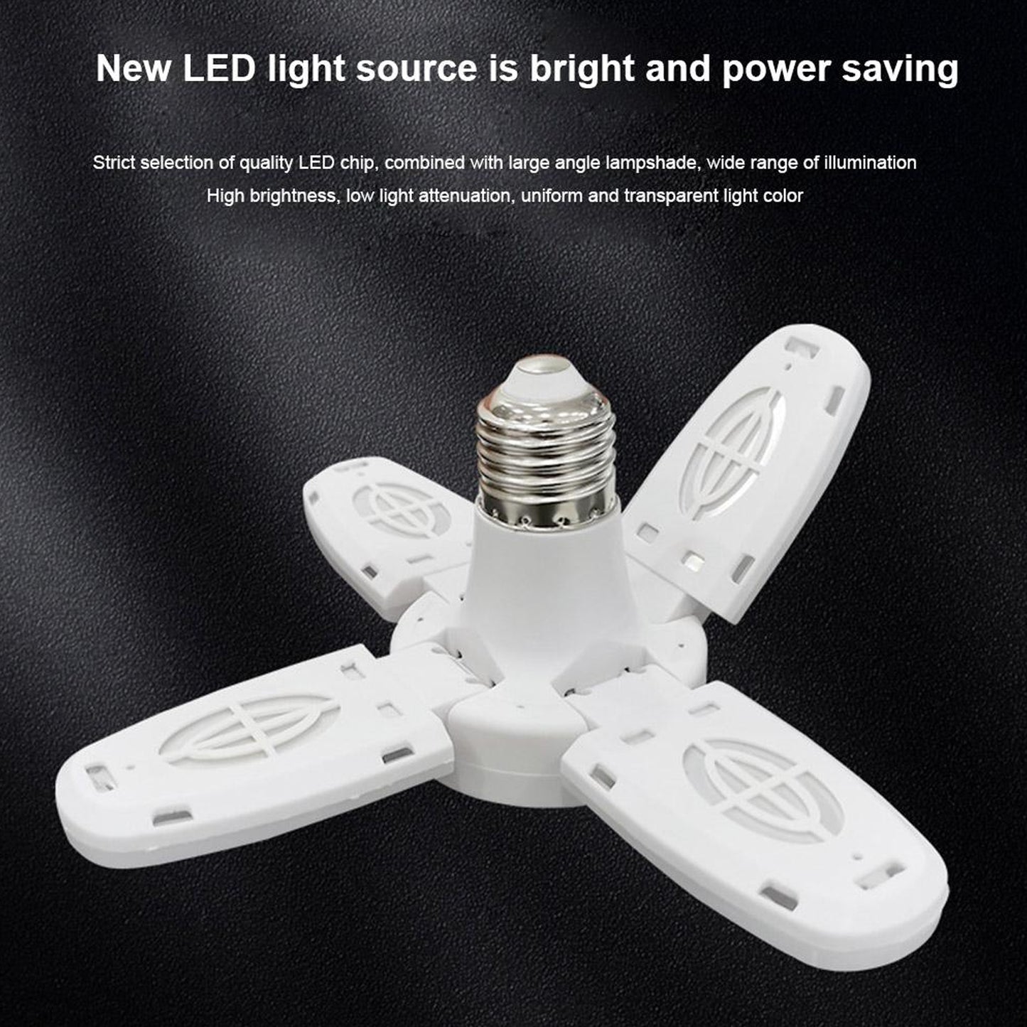 Fan Blade Led Bulb 28v Foldable Led Blade Fan Bulb ( 1 Pc ) - LootFaat