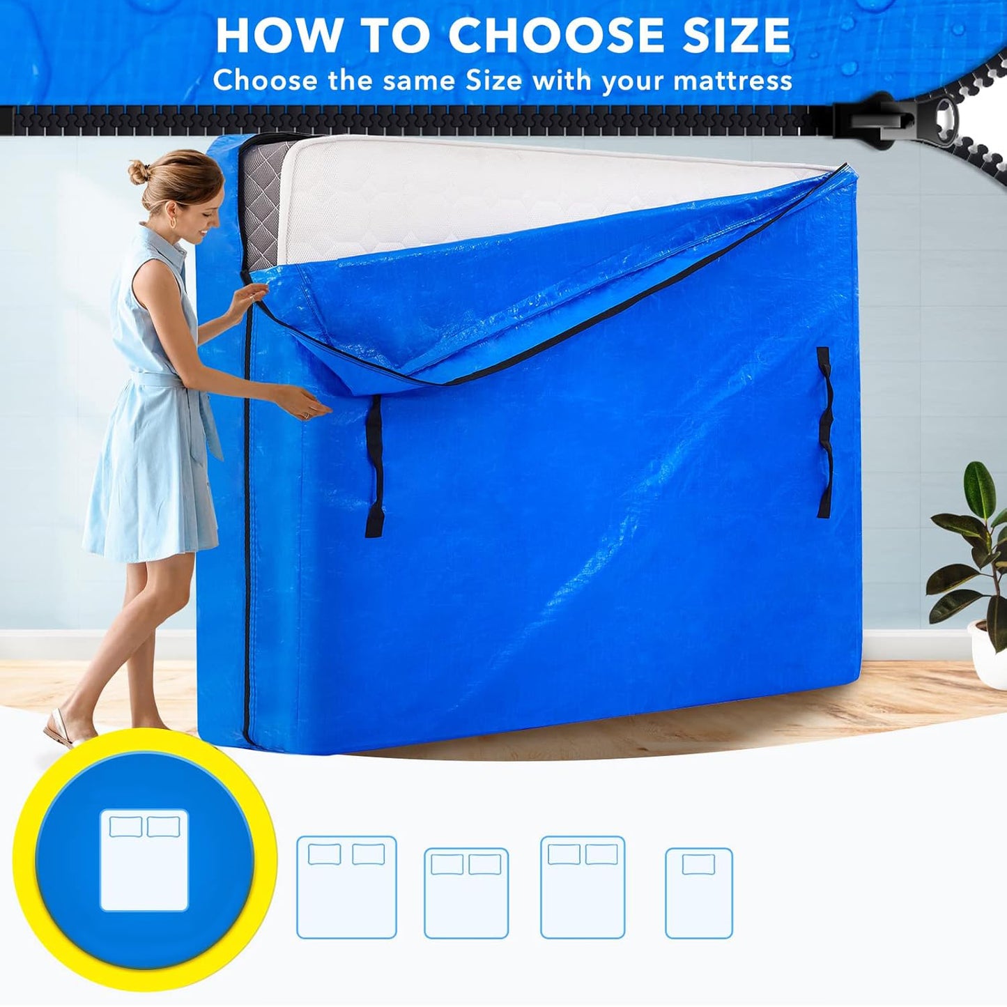 Mattress Bags Cover (236136 Cm 1 Pc) - LootFaat