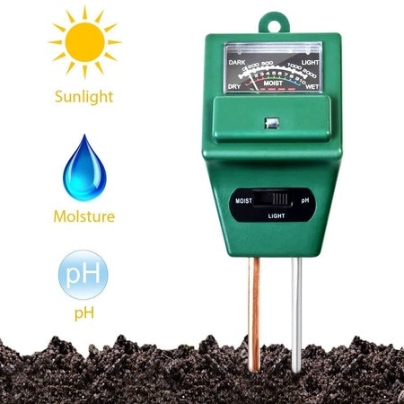 3 Way Soil Meter (Ph Testing Meter) - LootFaat
