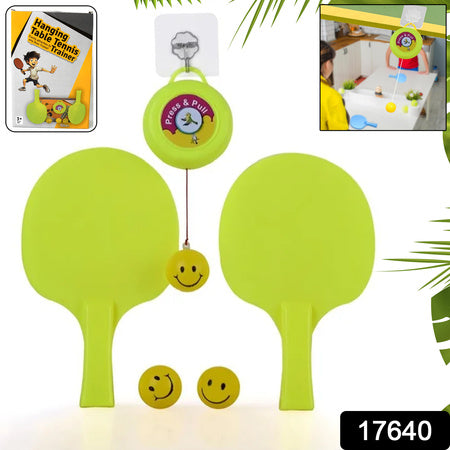 Portable Indoor Hanging Table Tennis With Three Ball Table Tennis Self Training Set - LootFaat