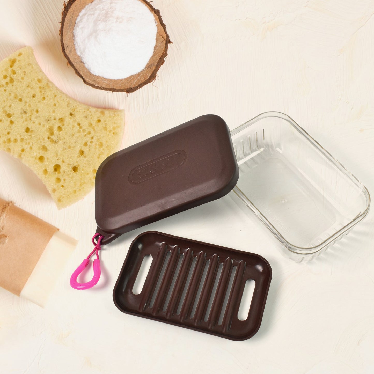 Bathroom Travel Plastic Soap Box With Lid (1 Pc) - LootFaat
