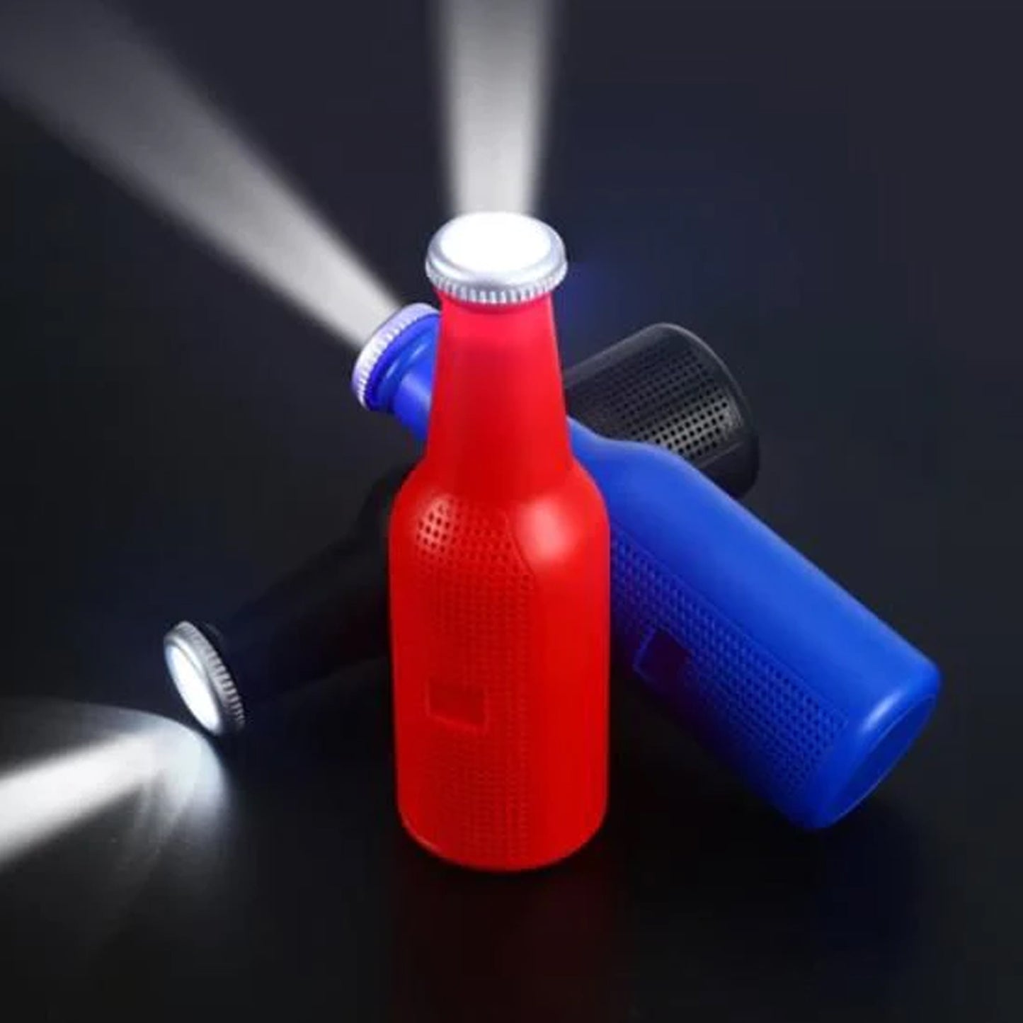 Bottle Shape Bluetooth Speaker And Weatherproof Enhanced Wireless Usb Rechargeable Calling Fm Aux Usb Sd Card Support Portable Bluetooth Speaker With Rich Deep Bass - LootFaat