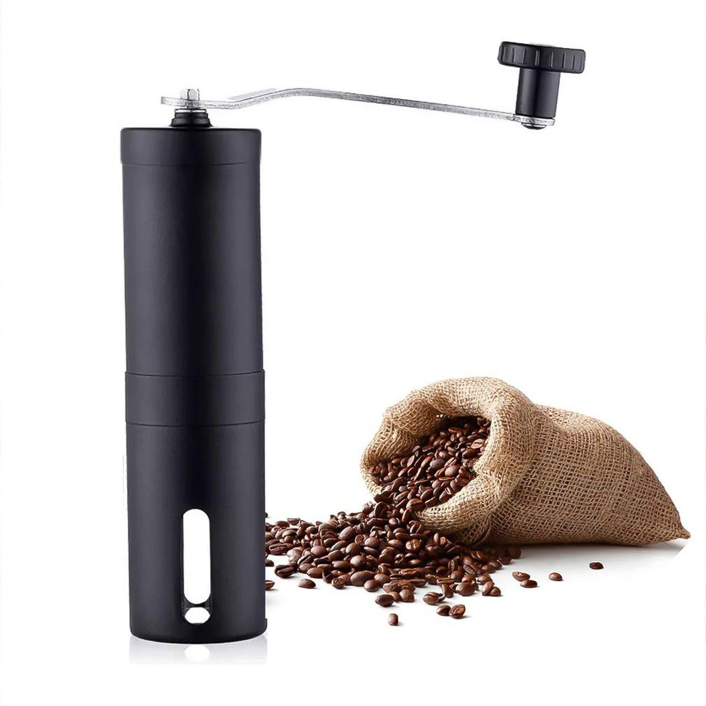 Portable Stainless Steel Manual Coffee Grinder (1 Pc) - LootFaat