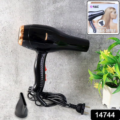 Orbit Professional Hair Dryer with Concentrator Nozzle - Hot & Cold Air