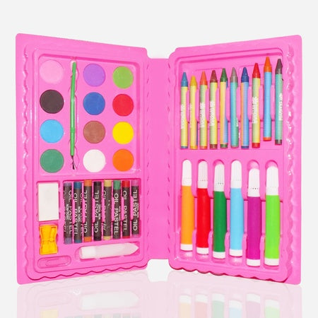 Art And Craft Color Kit (Crayons Water Color Sketch Pens) - 42 Pcs - LootFaat