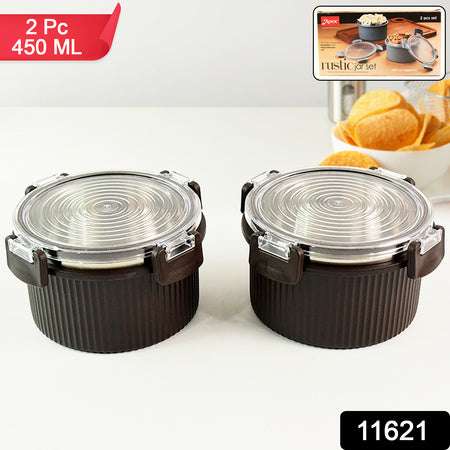 Apex Rustic Jar Set 2 Pcs 450ml Each Approx