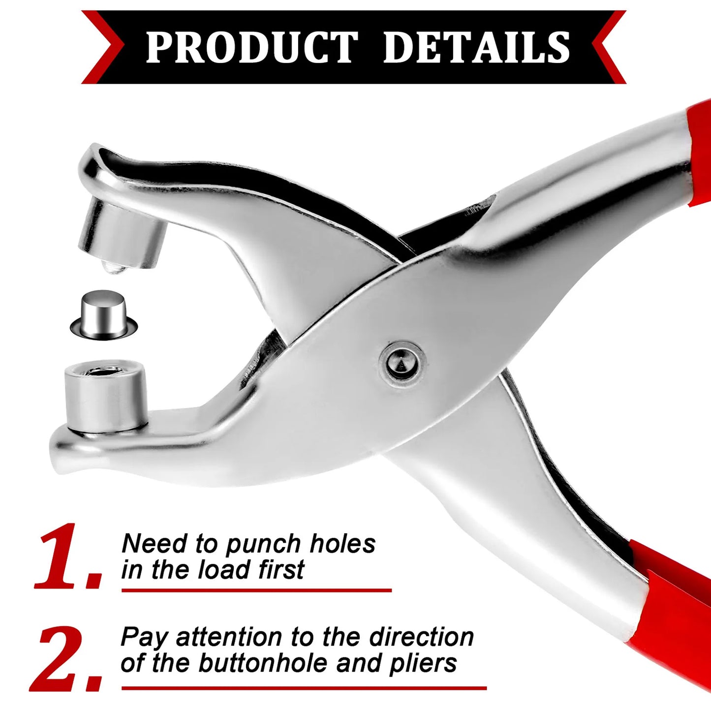 Grommet Setting Tool With 25 Pcs Gold Eyelets Grommets Steel Hole Punch Setter Kit For Leather Canvas All Fabrics Men And Women Clothes Shoes Belts Bags Crafts - LootFaat
