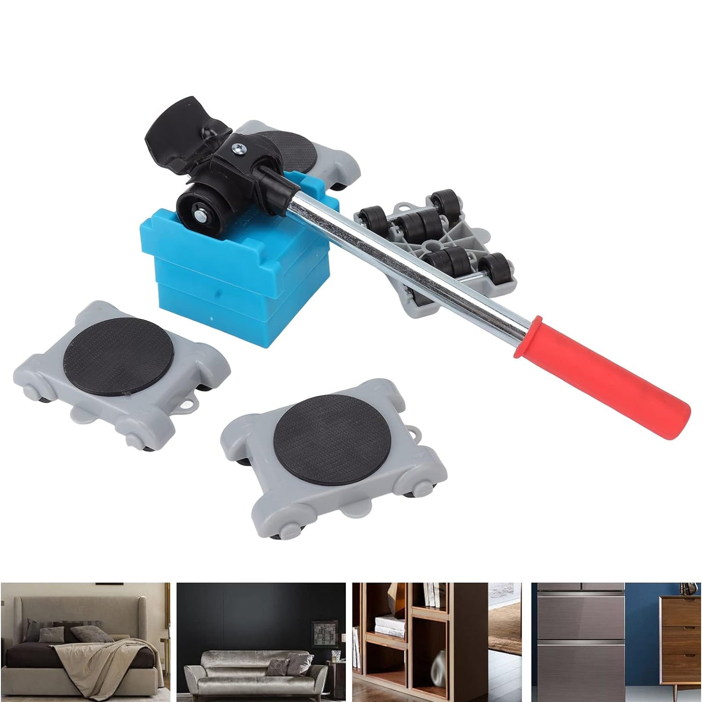 Furniture Lifter Tool Furniture Dolly Furniture Lifters Tool Set (1 Set 8 Pc) - LootFaat