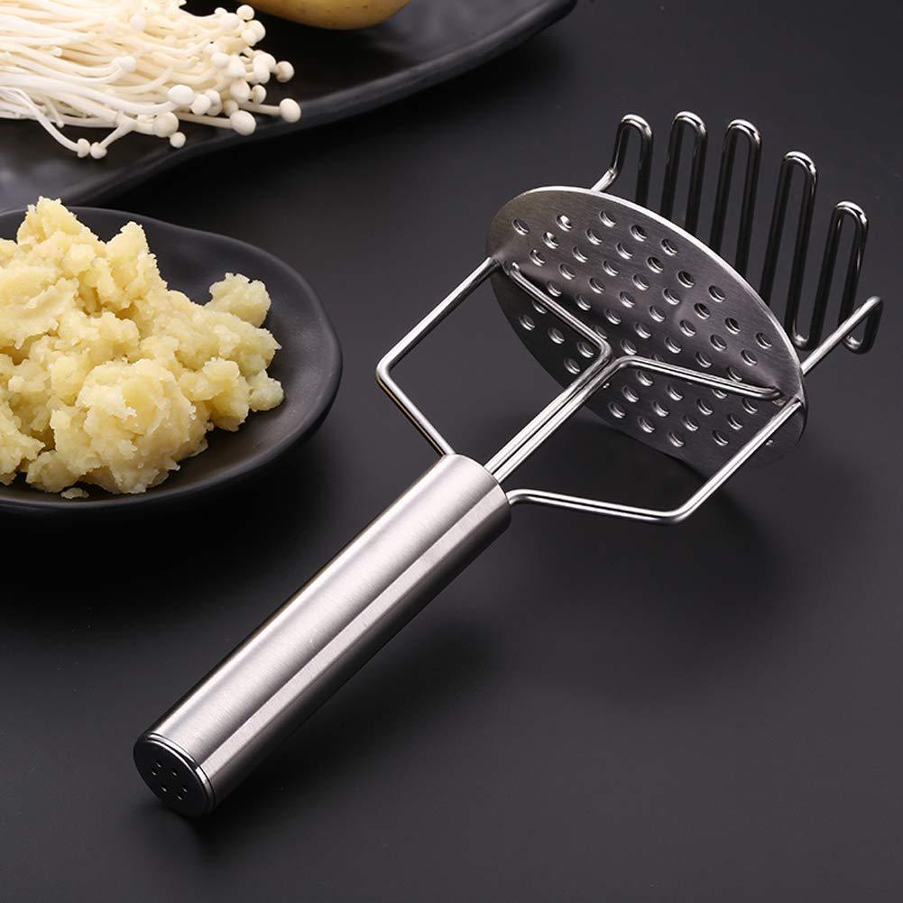 Stainless Steel Hand Masher (Mash For Dalvegetablepotatobaby Foodpav Bhaji) - LootFaat