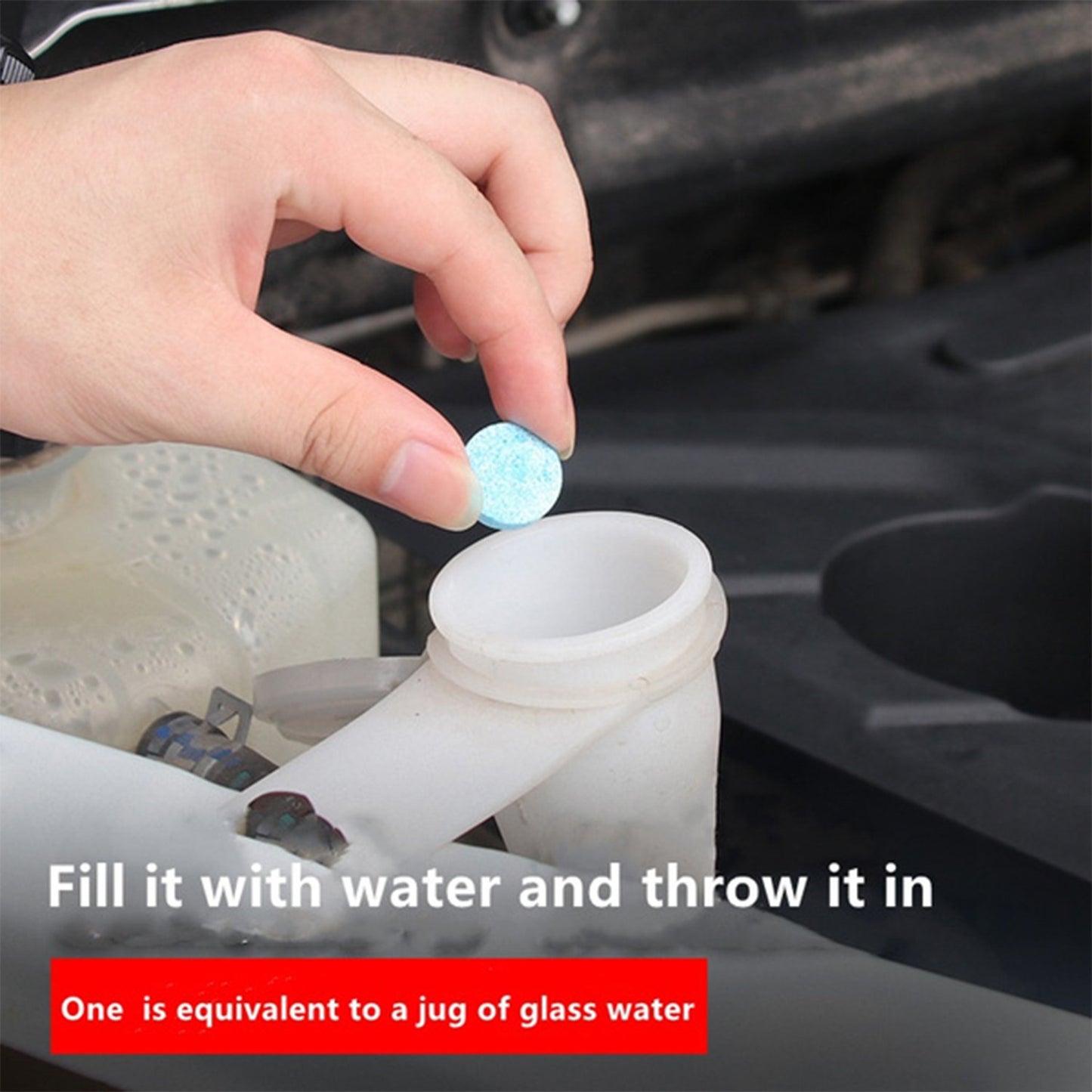 Car Wiper Detergent Effervescent Tablets Washer - LootFaat
