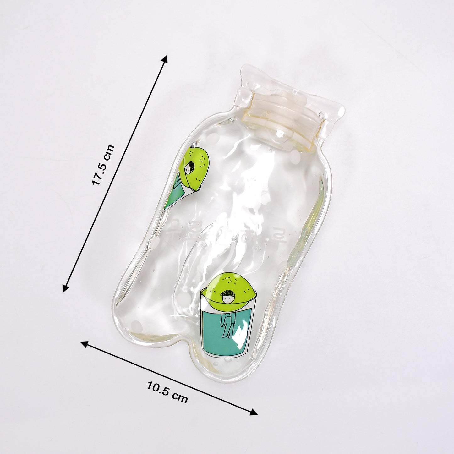 Transparent Multi Design Small Hot Water Bag With Cover For Pain Relief Neck Shoulder Pain And Hand Feet Warmer Menstrual Cramps. - LootFaat