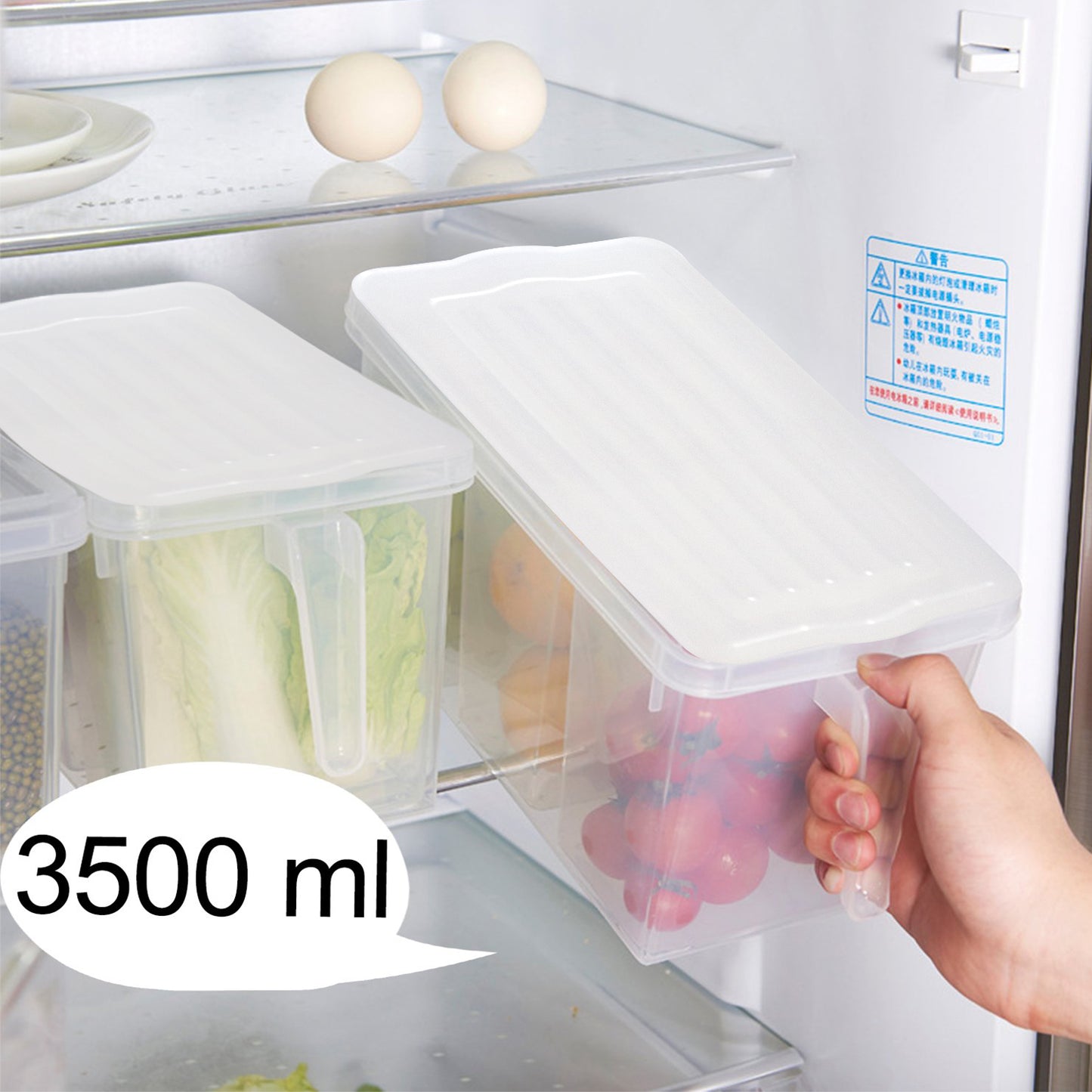 Refrigerator Organizer Fresh-keeping Box Case Kitchen Storage Box - LootFaat