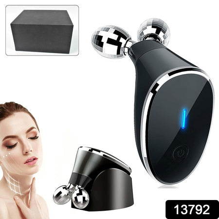 Microcurrent- Facial- Device Micro Current Face Massager Roller (1 Pc) - LootFaat