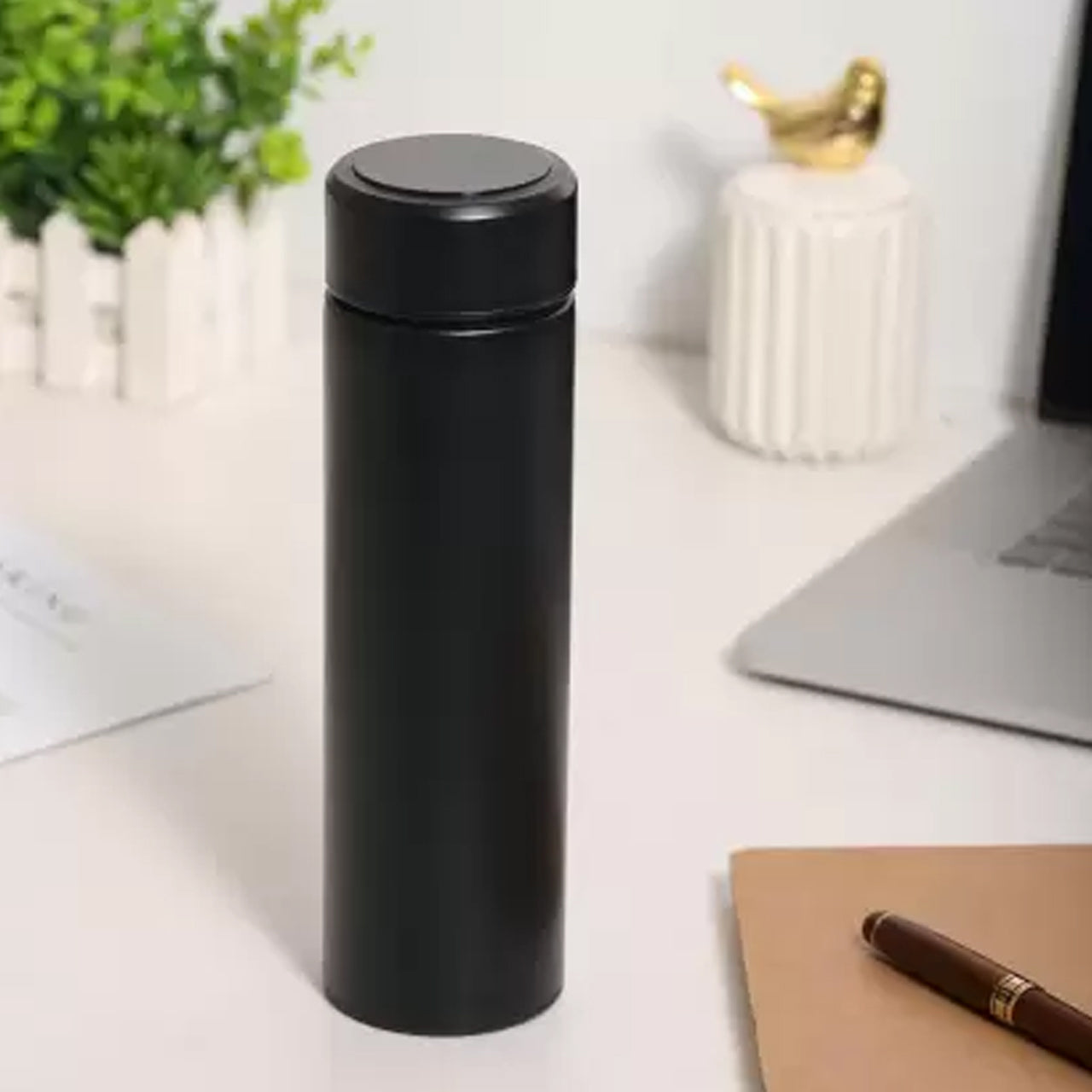 Double Stainless Steel Wall Smart Flask Water Bottle ( B Grade ) - LootFaat