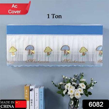 Ac Cover Air Conditioning Dust Cover Folding Designer Ac Cover For Indoor Split Cover Washable Foldable Dustproof Cover ( Approx 1 Ton Mix Design 1 Pc) - LootFaat