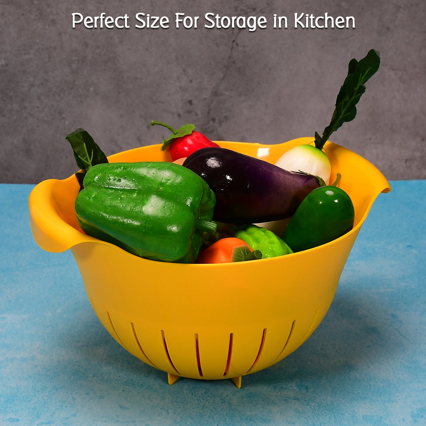 Plastic Fruits Vegetable Noodles Pasta Washing Bowl Strainer - LootFaat