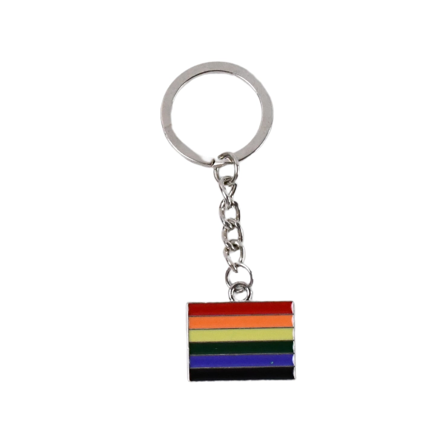 Rainbow Design Metal Keyring Key Chain (1 Pc) - LootFaat