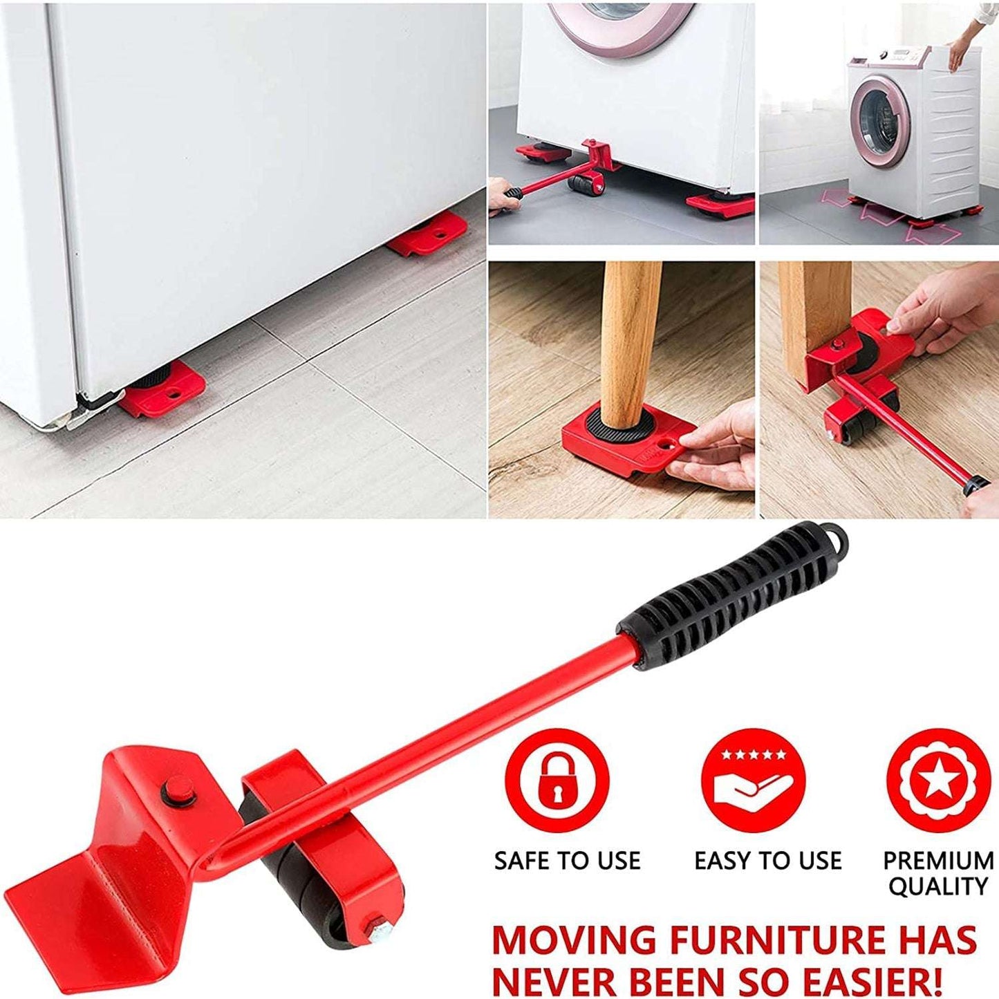 Heavy Duty Furniture Lifter & Mover Tool Set