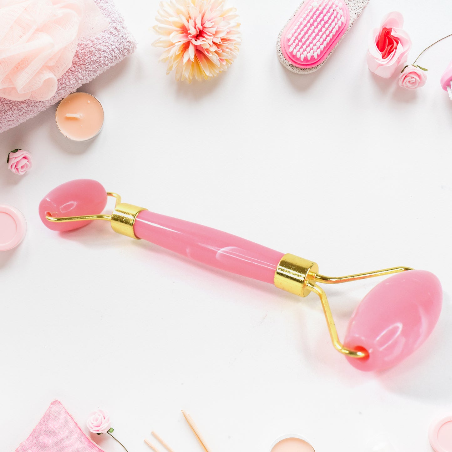 Double Ended Smooth Facial Massage Rollers (1 Pc Mix Color) - LootFaat