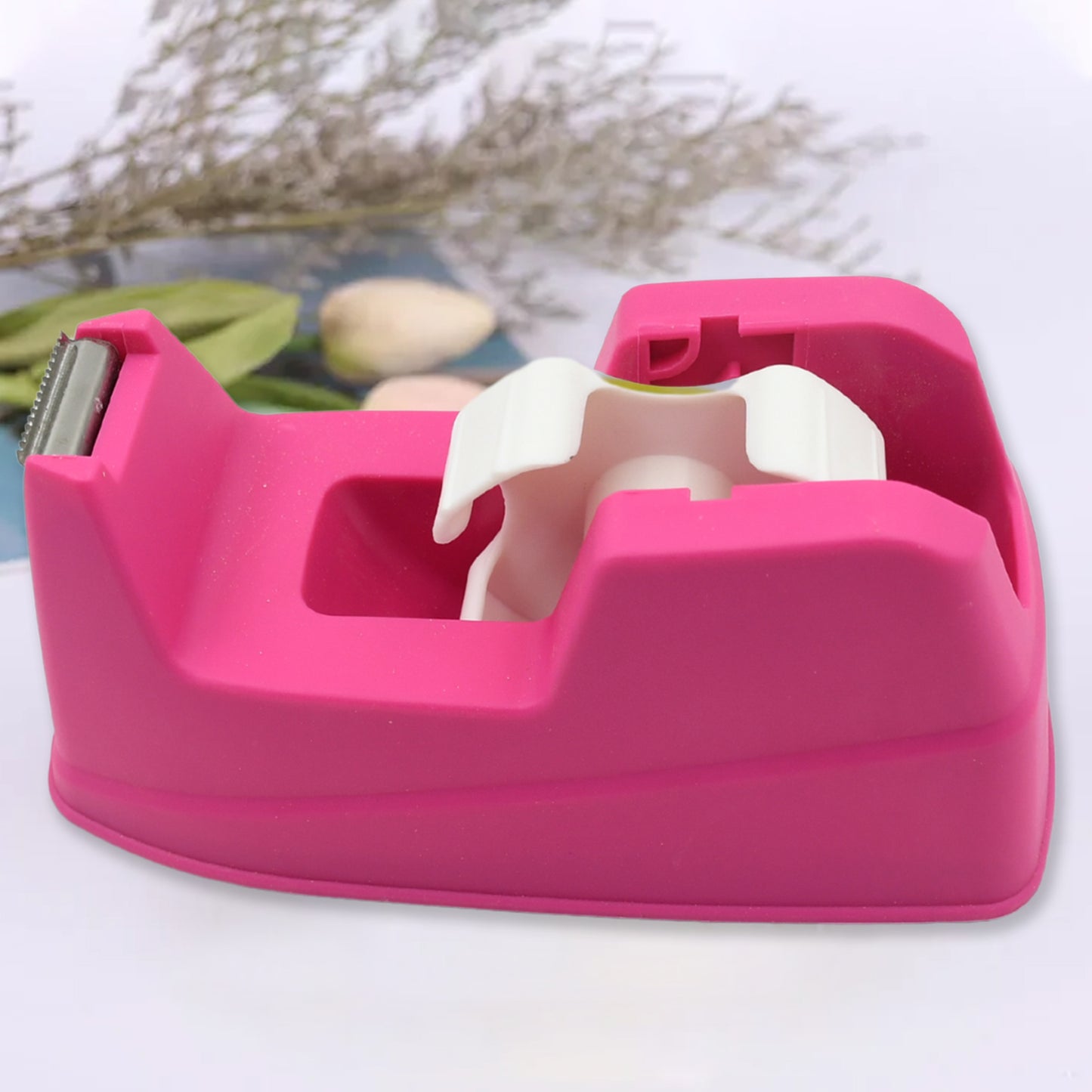 Plastic Tape Dispenser Cutter For Home Office Use Tape Dispenser For Stationary Tape Cutter Packaging Tape (1 Pc 631 Gm) - LootFaat