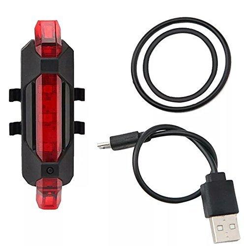 Rechargeable Bicycle Front Waterproof Led Light (Red) - LootFaat