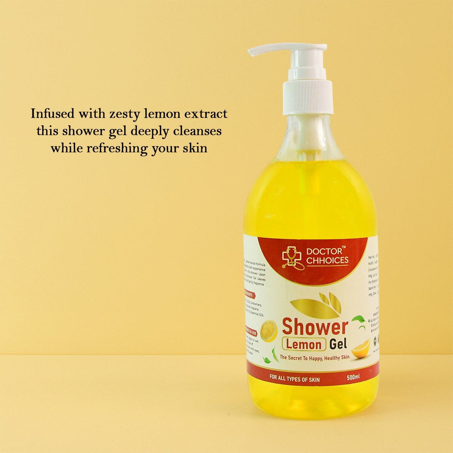 Doctor Chhoices Choices Lemon Shower Gel 500ml (1 Pc)