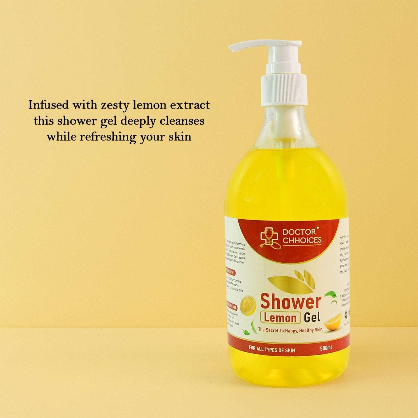 Doctor Chhoices Lemon Shower Gel 500ml