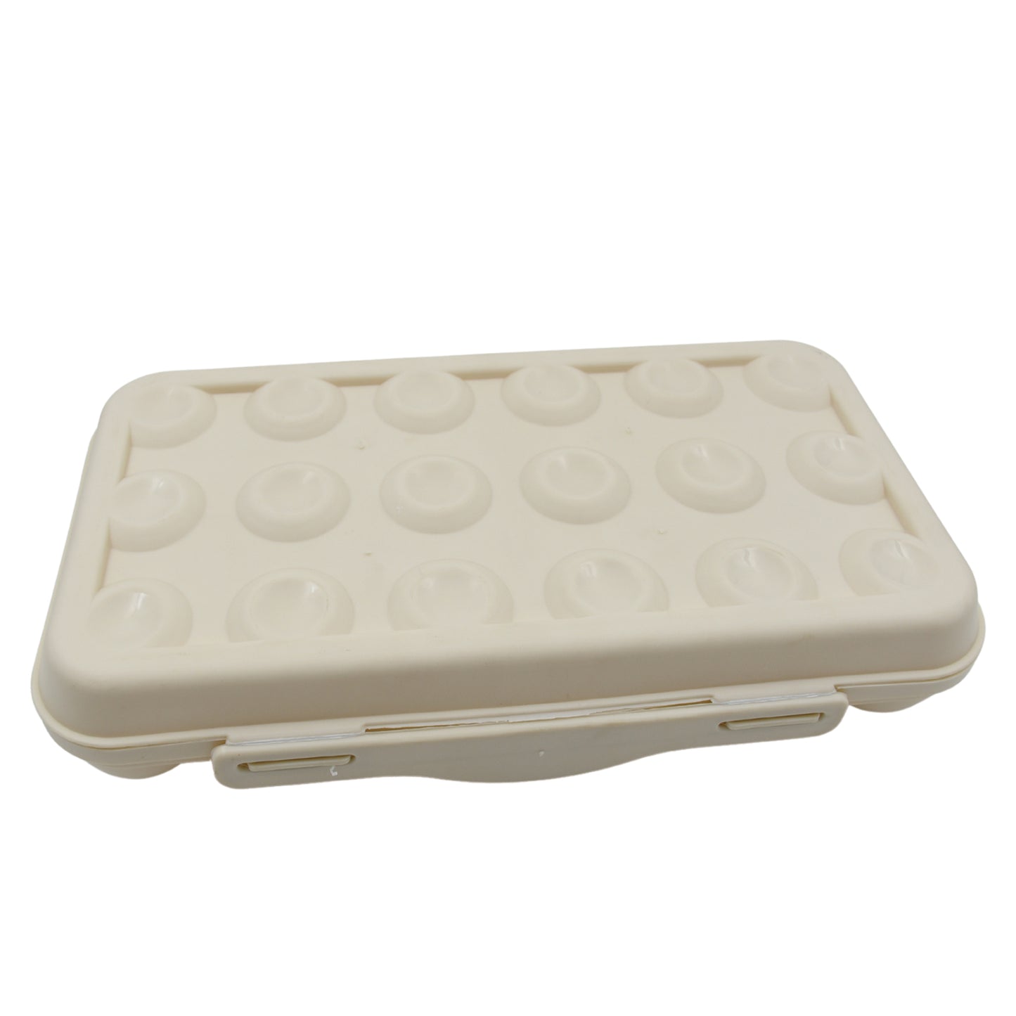 18 Grid Egg Holder Storage Shock-proof Egg Container With Buckle Egg Carrier Egg Tray Egg Shelter Effective Full Seal Egg House Use For Fridge Camping Kitchen - LootFaat