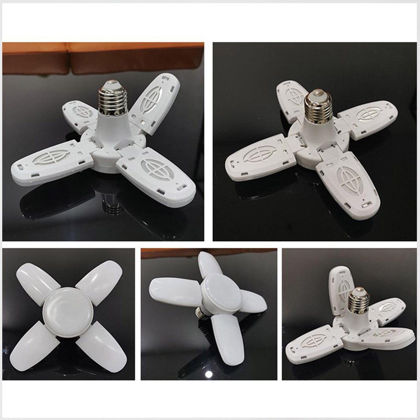 Fan Blade Led Bulb 28v Foldable Led Blade Fan Bulb ( 1 Pc ) - LootFaat