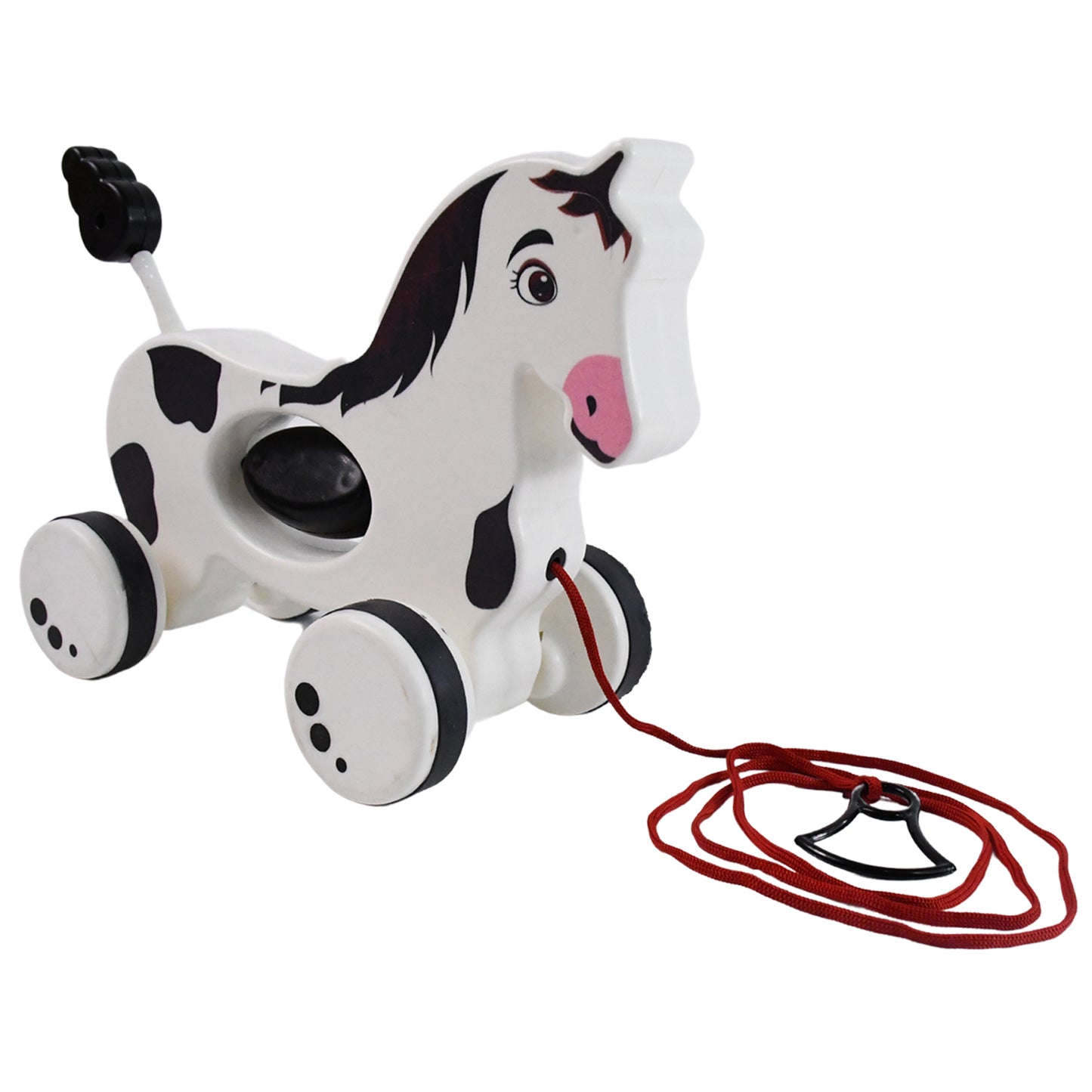 Hourse Pull Along Toddler Toy With Attractive Design - LootFaat