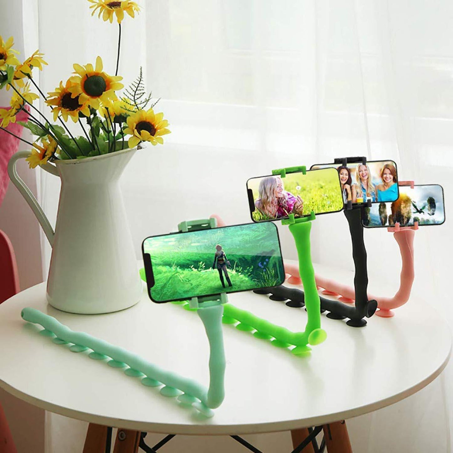 Mobile Phone Holder Multi-functional Cute Warm Snake Holder - LootFaat