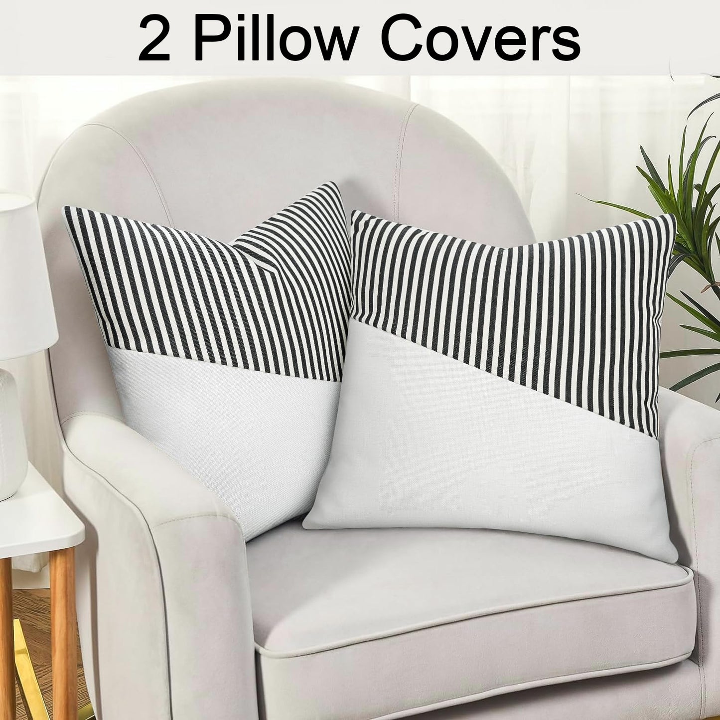 Decorative Pillow Covers Cushion Cases Soft Cotton (26 26 Inch 1 Pair 2 Pc) - LootFaat