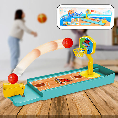 Mini Table Top Finger Basketball Game For Kids - Desktop Game For Kids Adults Basketball Finger Bowling Game Fun Indoor Finger Bowling Game For Boys Girls Family Board Game - LootFaat