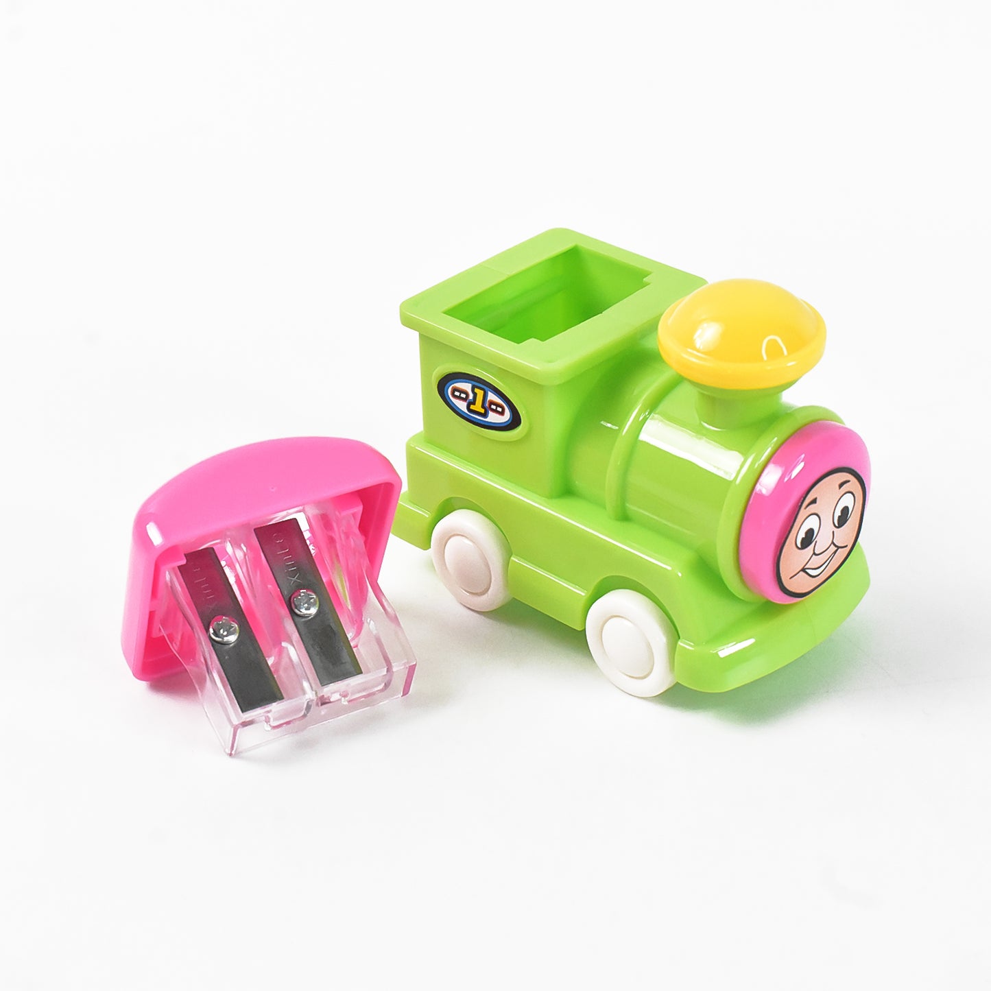 Train Double Hole Pencil Sharpener (1 Pc) - LootFaat