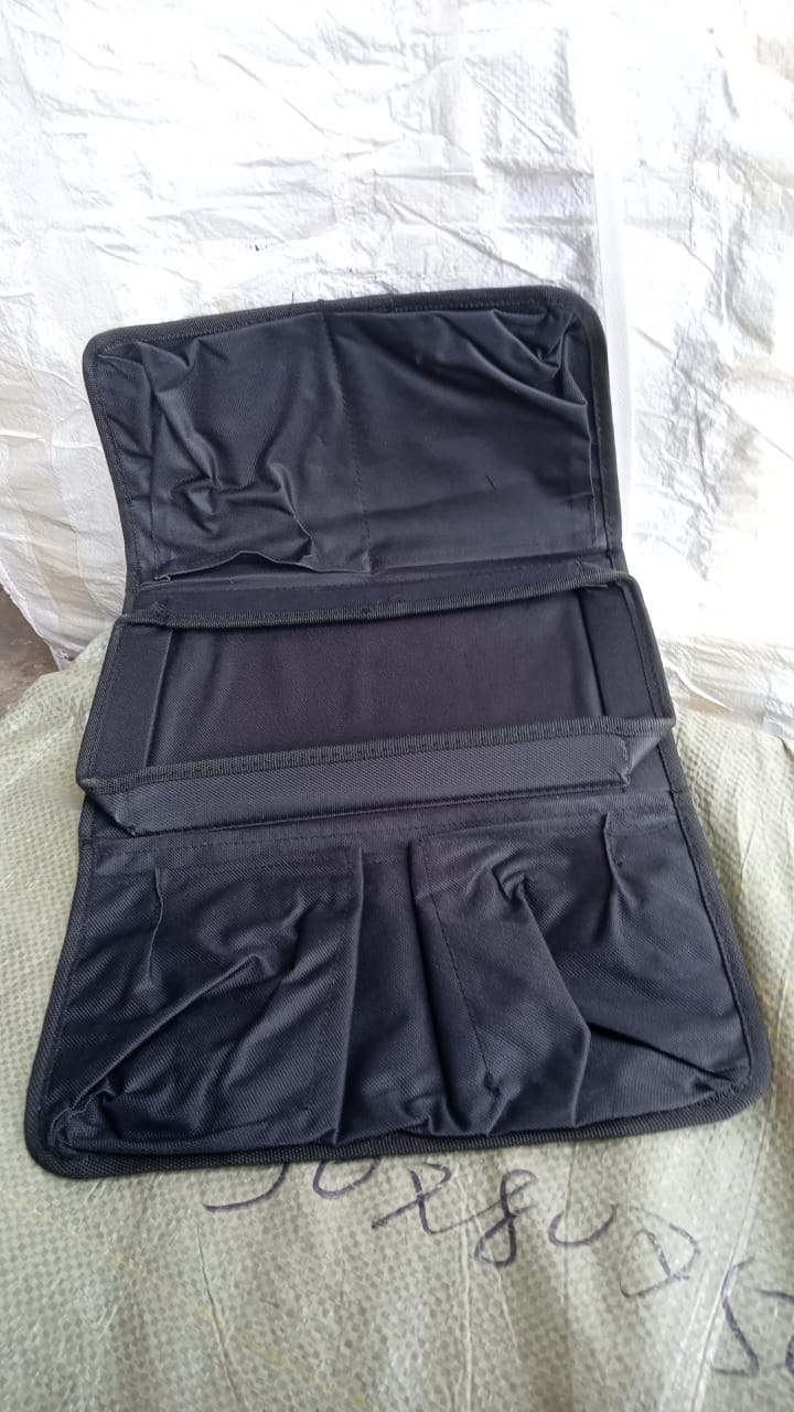 Sofa Arm Rest Hanging Storage Bag Storage Bag For Sofa Ideal For Sorting Magazines Ipad Books (Black) - LootFaat